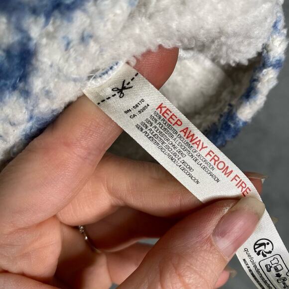 Free People intimately cropped floral fluffy tank lightweight soft blue M - Picture 3 of 8